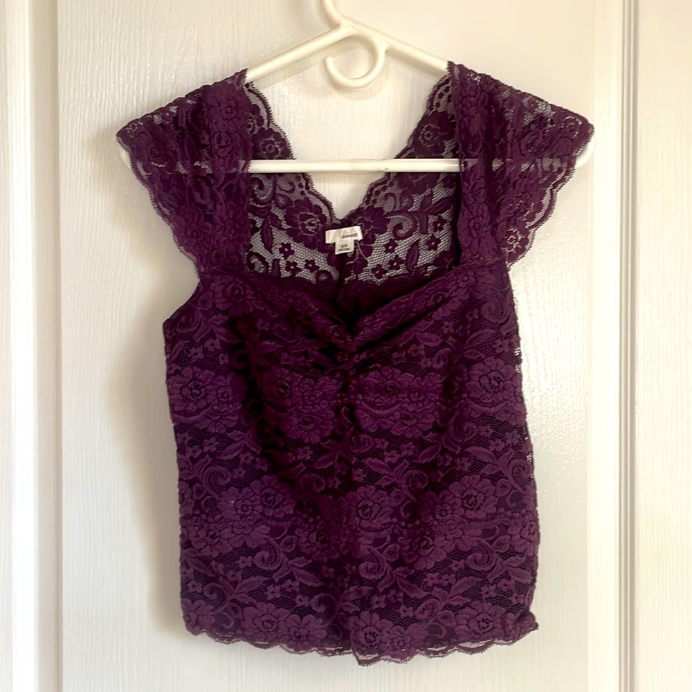 Purple Crop Top